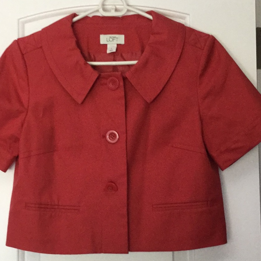Mini jacket, burnt orange by Ann Taylor Loft